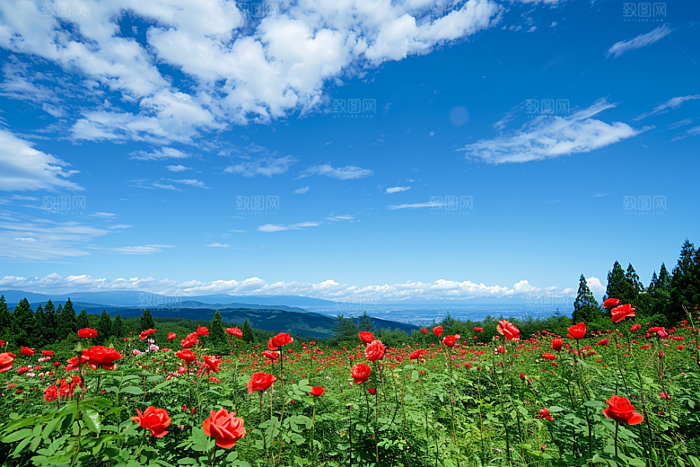 月季花唯美高清素材