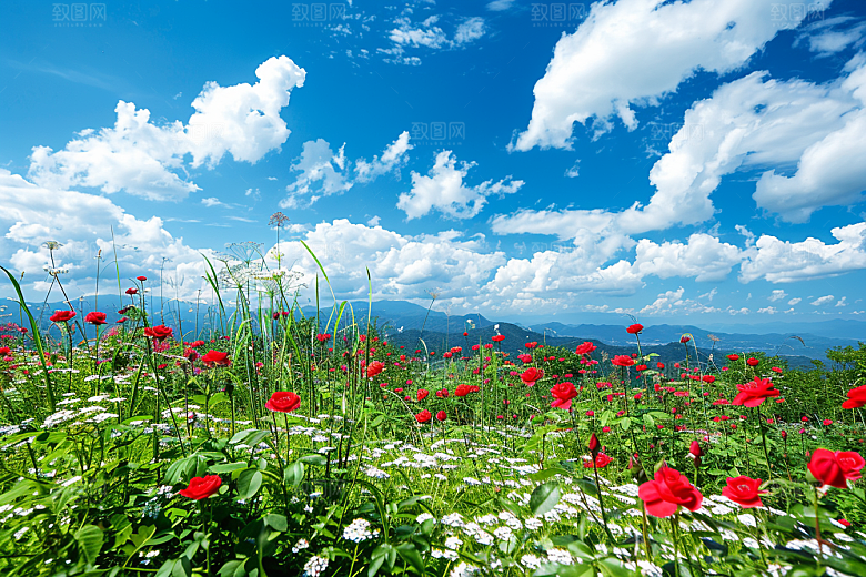 月季花玫瑰彩色素材