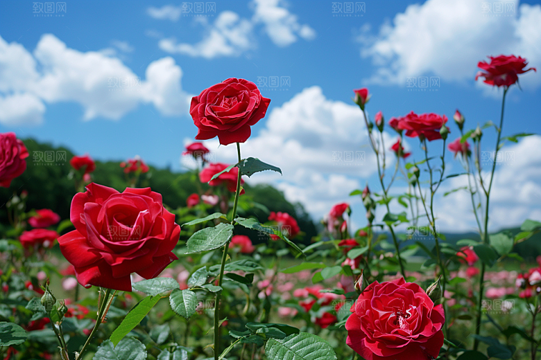 月季花花卉藤月素材
