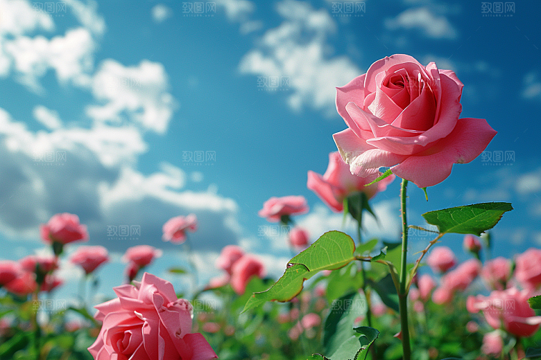 月季花唯美花卉素材