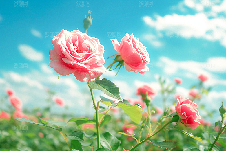 月季花蔷薇玫瑰素材