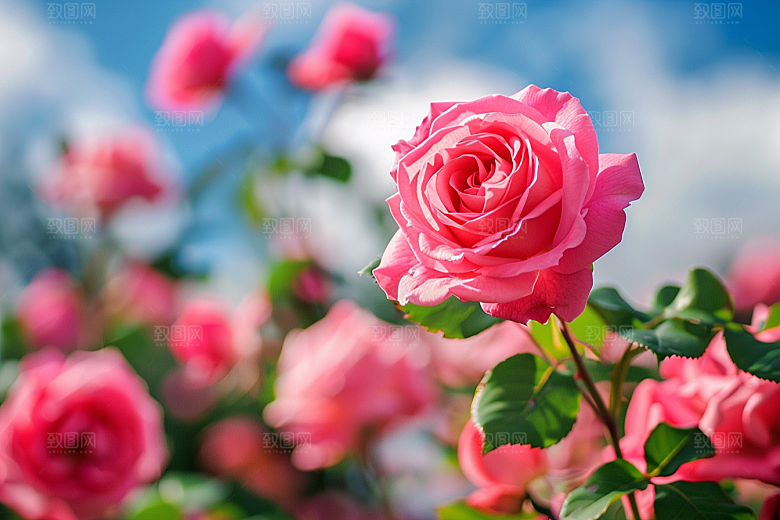 月季花欧月彩色素材