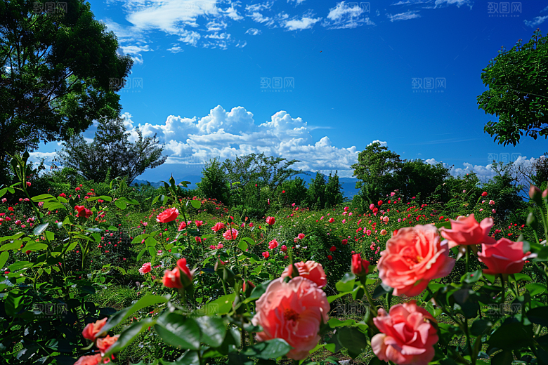 月季花玫瑰高清素材