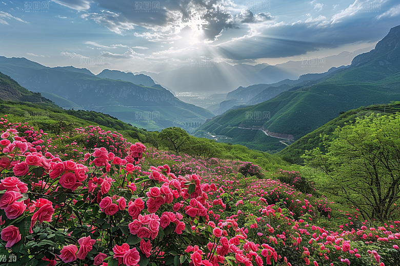 月季花花朵花卉素材