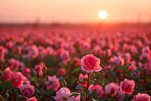 月季花彩色欧月素材