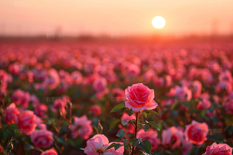 月季花彩色欧月素材