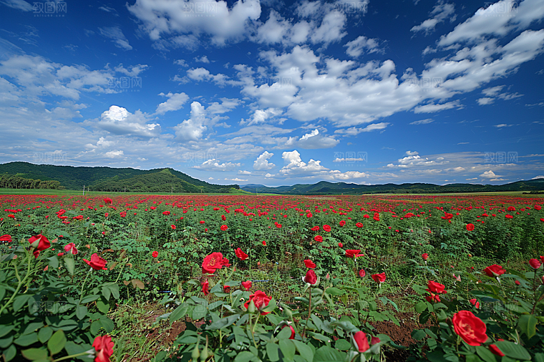 月季花藤月高清素材