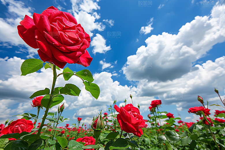 月季花花卉高清素材
