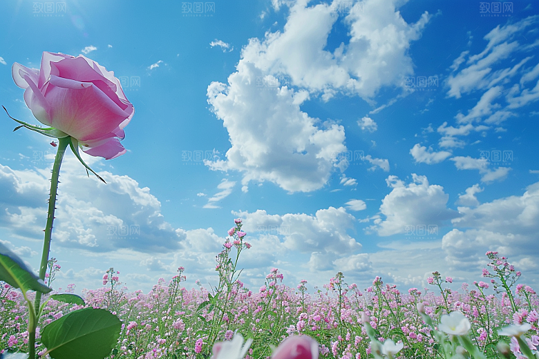 月季花蔷薇欧月素材