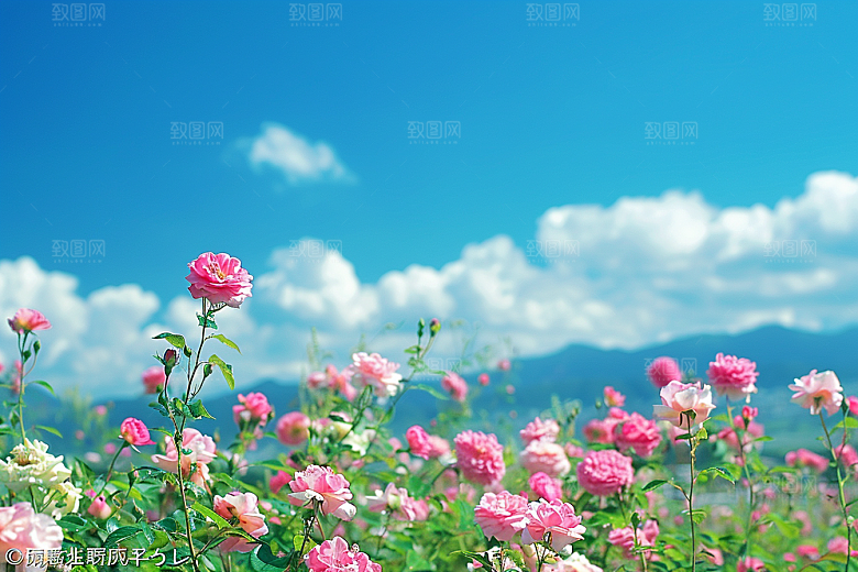 月季花植物欧月素材