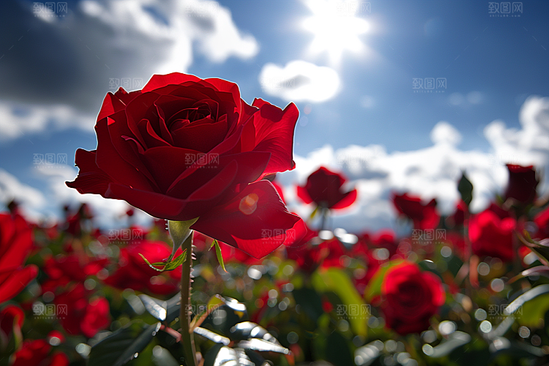 月季花玫瑰欧月素材