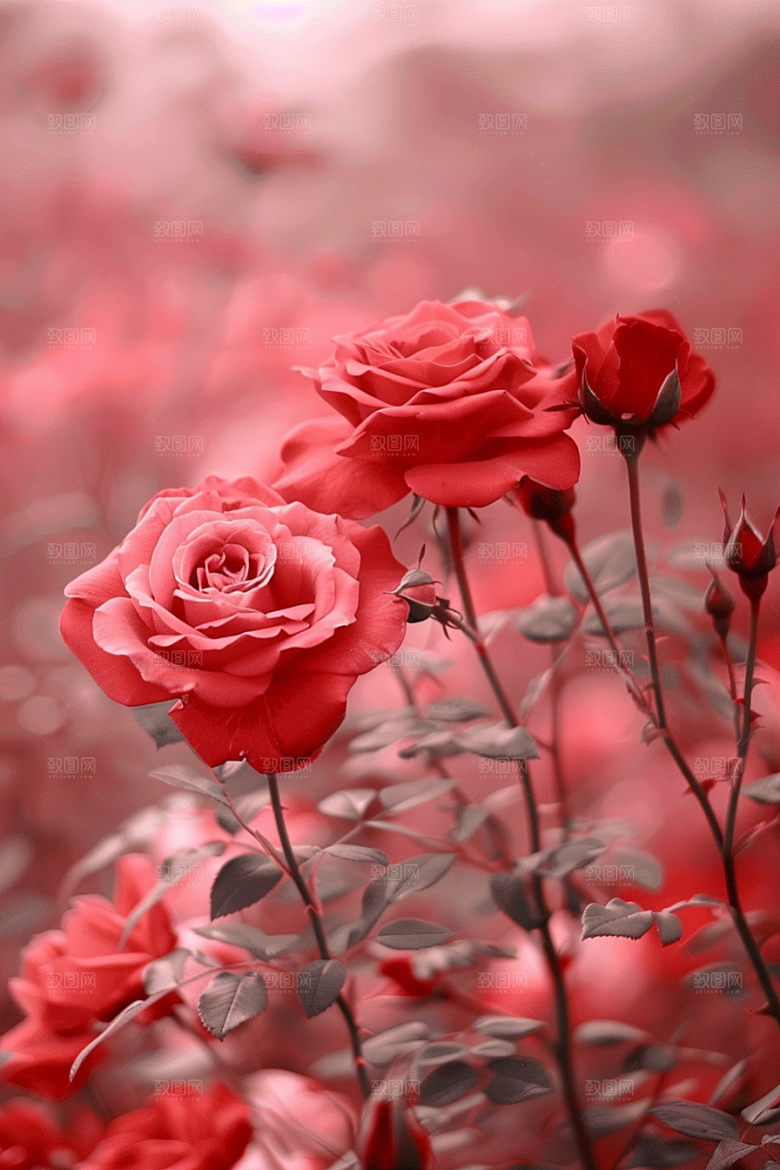 月季花高清玫瑰素材