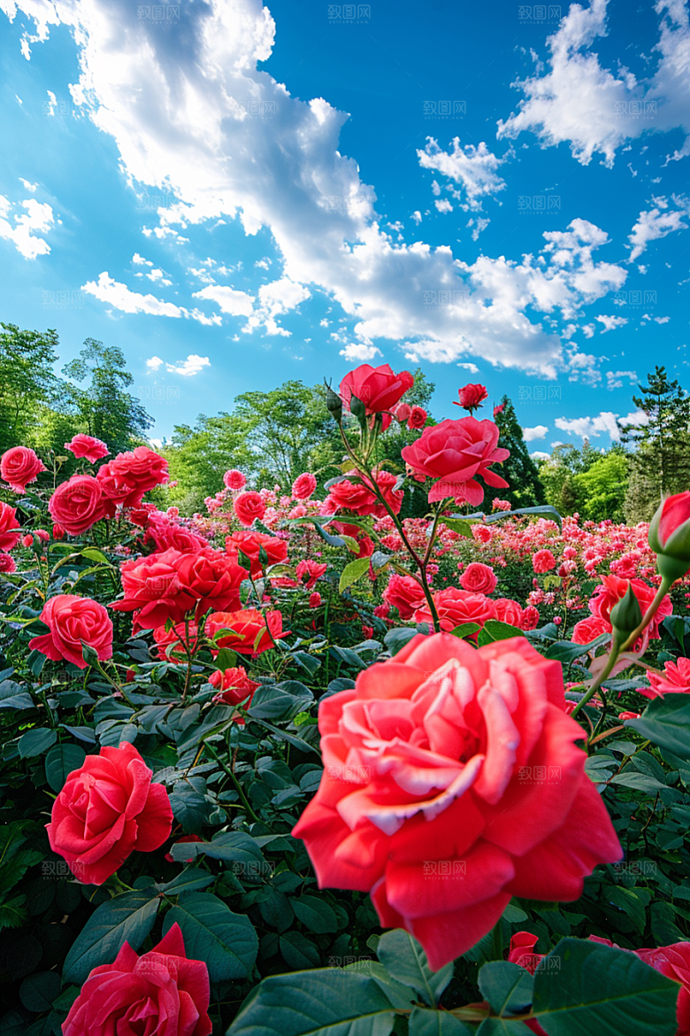 月季花玫瑰藤月素材
