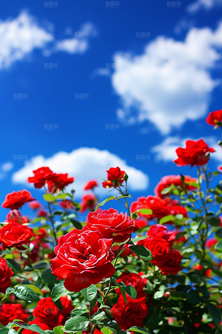 月季花唯美花卉素材