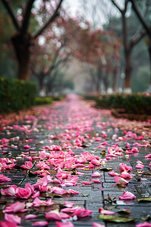 月季花彩色花卉素材