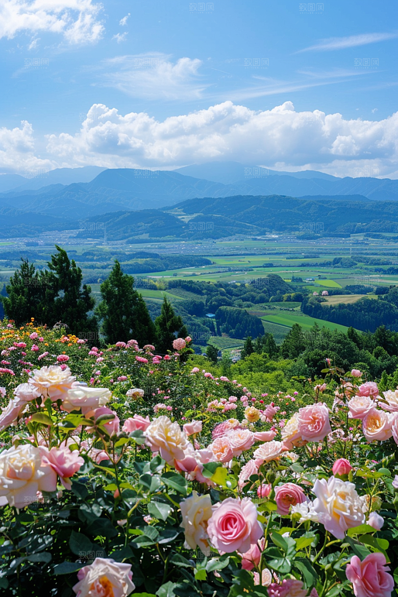 月季花唯美花朵素材