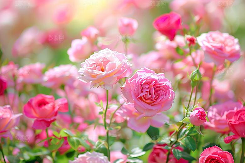 月季花唯美高清素材