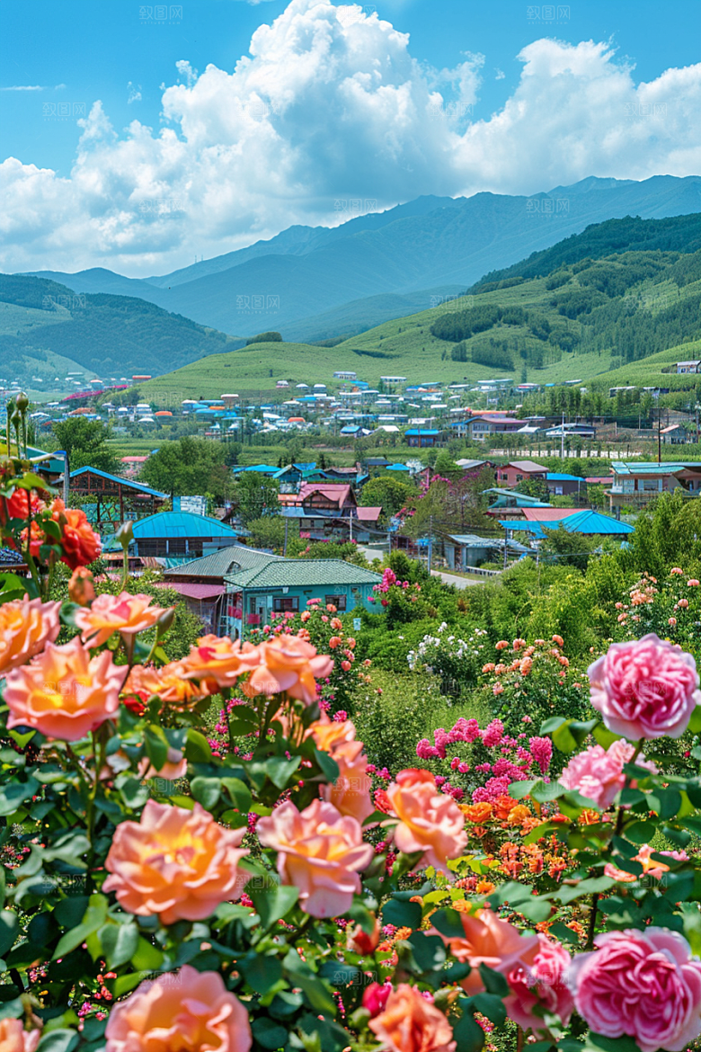 月季花欧月花朵素材