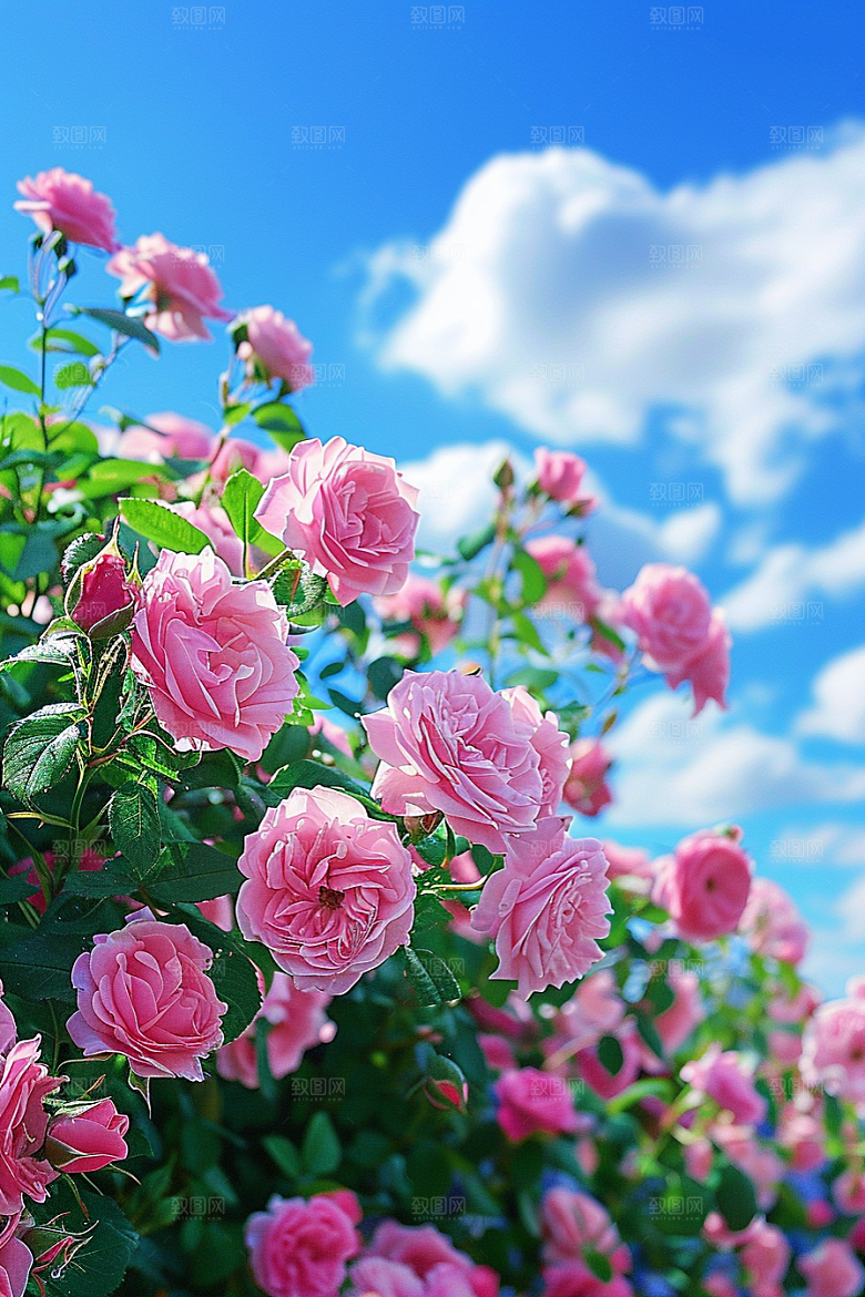 月季花唯美玫瑰素材