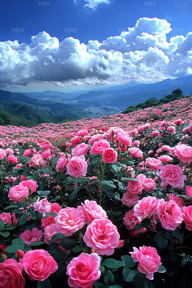 月季花花朵蔷薇素材