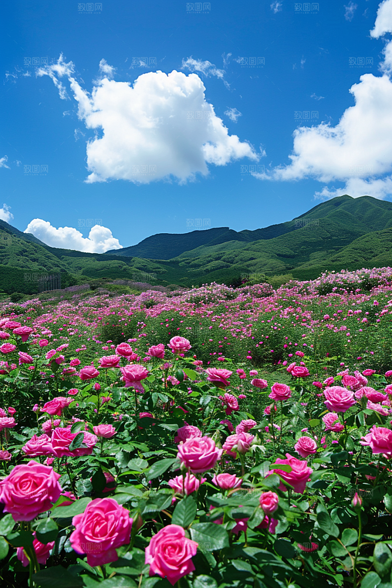 月季花植物彩色素材
