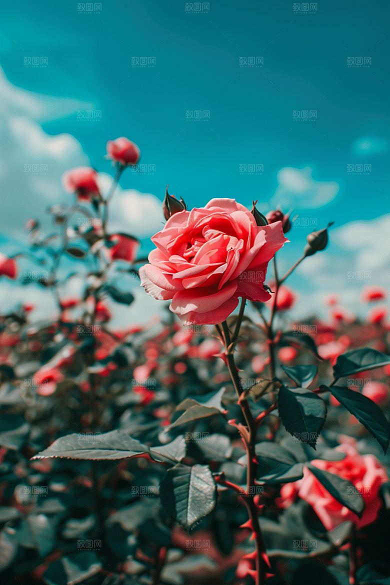 月季花玫瑰蔷薇素材