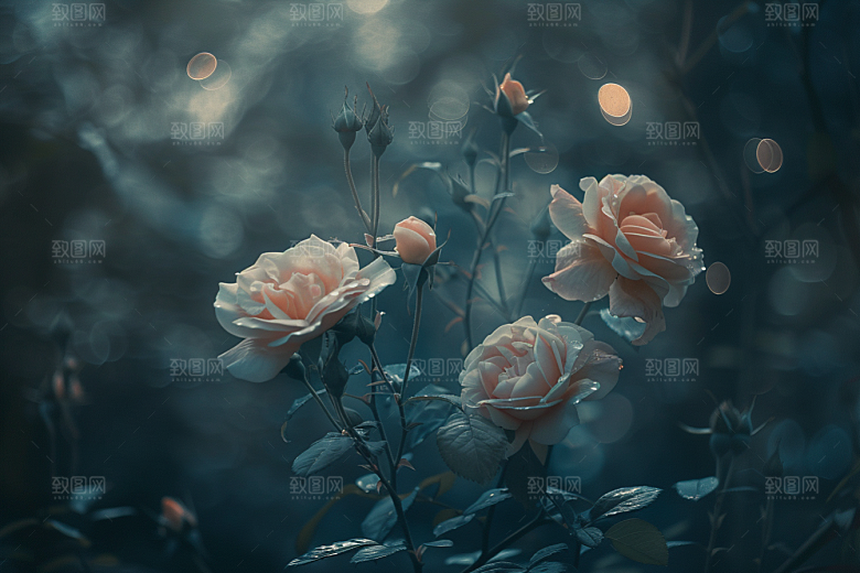月季花藤月花卉素材