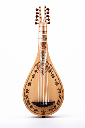 琵琶传统乐器古风摄影图