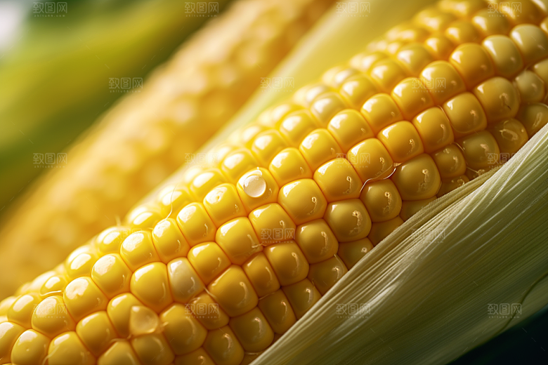 玉米丰收食材粮食摄影图