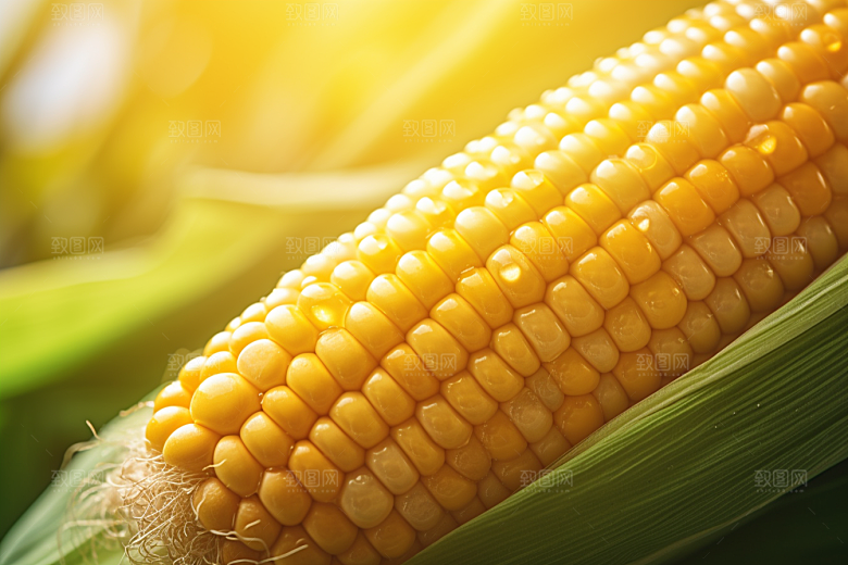 玉米丰收粮食苞米摄影图