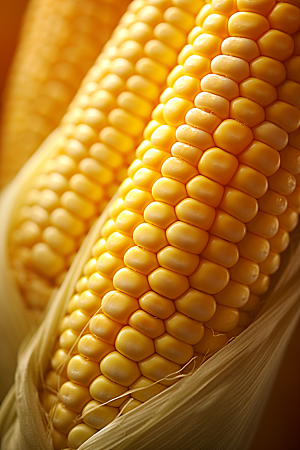 玉米丰收农业粮食摄影图