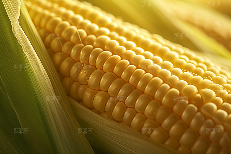 玉米丰收粮食苞米摄影图