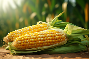 玉米丰收植物高清摄影图