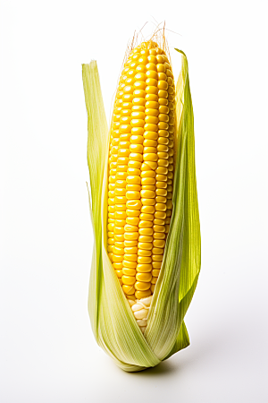 玉米丰收特写苞米摄影图
