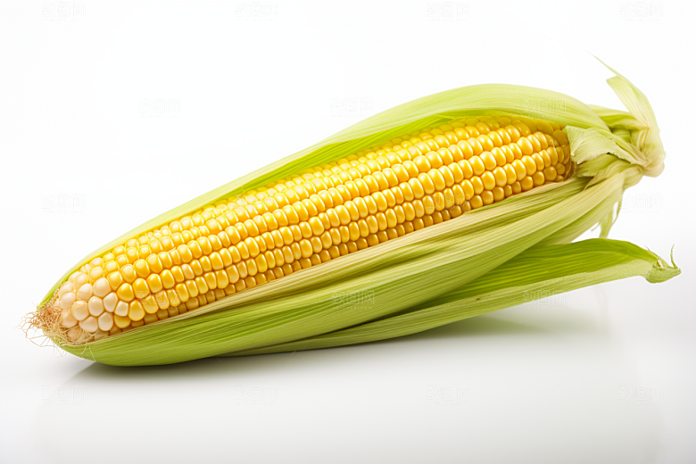 玉米丰收粮食特写摄影图