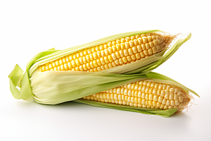 玉米丰收农田食材摄影图
