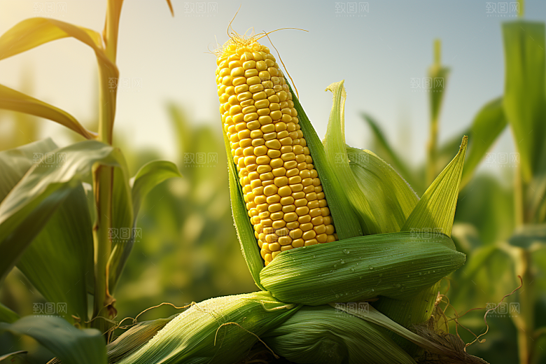 玉米丰收高清植物摄影图