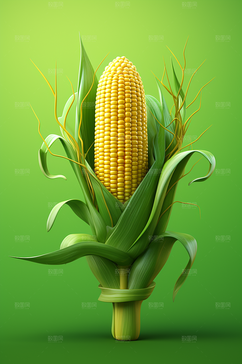 玉米丰收粮食农业摄影图