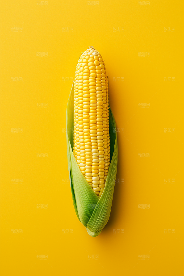玉米丰收粮食植物摄影图