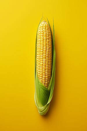 玉米丰收粮食苞米摄影图