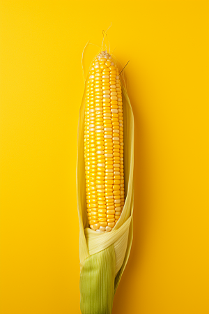 玉米丰收食材农业摄影图