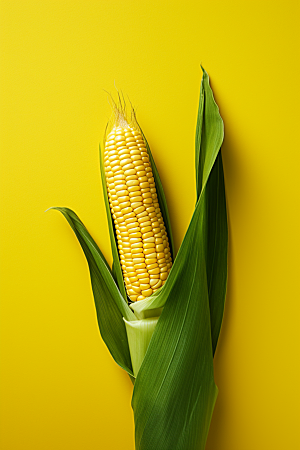 玉米丰收农业田野摄影图