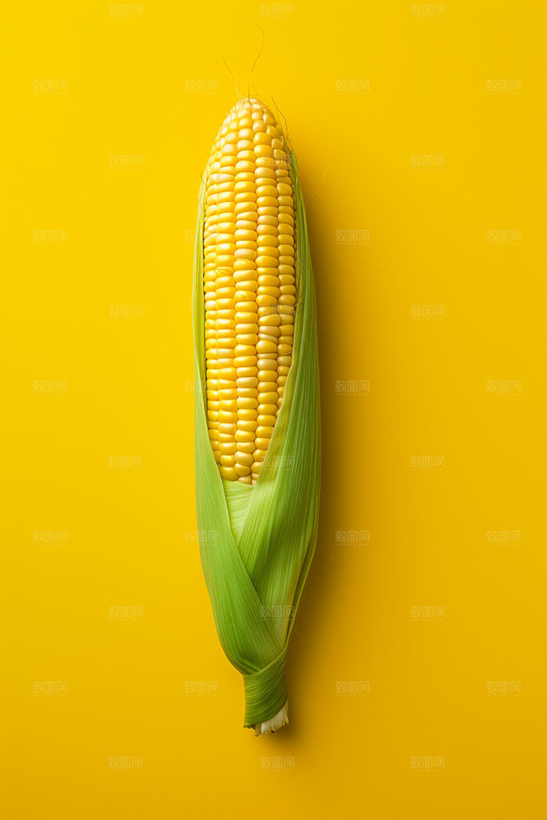 玉米丰收特写苞米摄影图