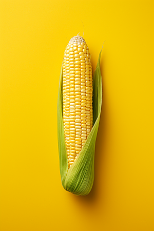 玉米丰收苞米粮食摄影图
