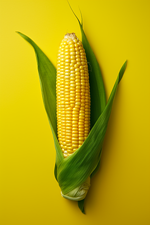 玉米丰收粮食农田摄影图