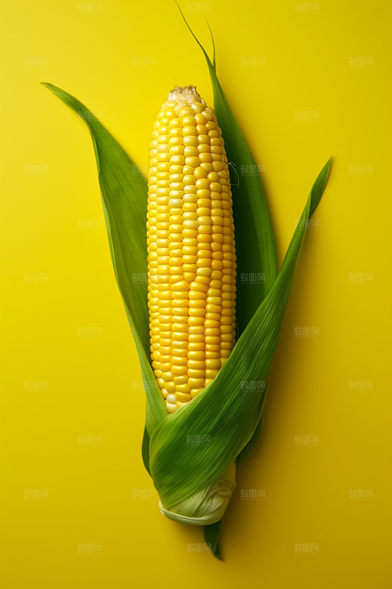 玉米丰收粮食农田摄影图