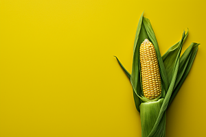 玉米丰收特写植物摄影图