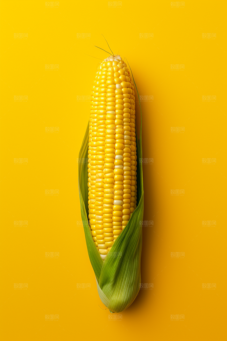 玉米丰收粮食苞米摄影图