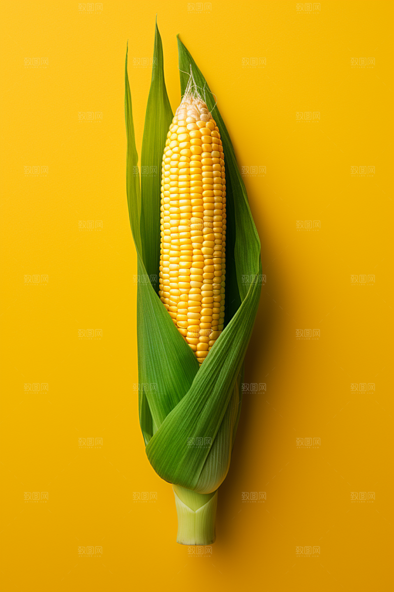 玉米丰收食材农业摄影图