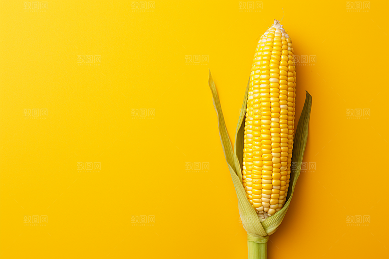 玉米丰收农业粮食摄影图